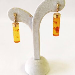 Orecchini ambra baltica