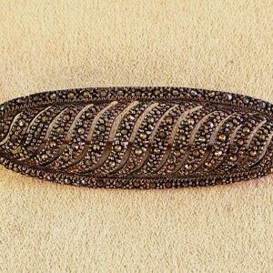 Spilla argento 925, marcasiti