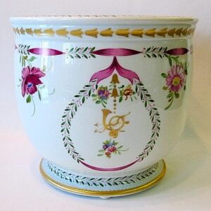 Collezione Cachepot in porcellana dipinti a mano