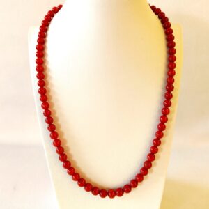 Collana corallo rosso