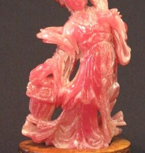 Antica scultura in rodocrosite