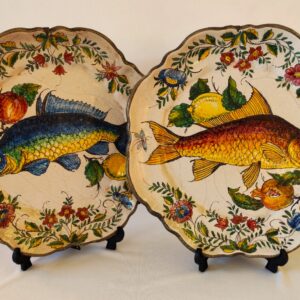 Coppia Piatti Pesci