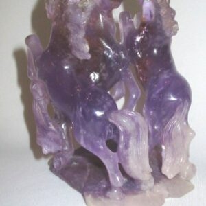 Gruppo cavalli in ametista