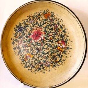 Vecchio piatto ceramica di Gubbio