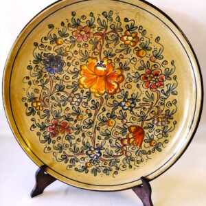 Vecchio piatto ceramica di Gubbio