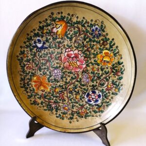 Vecchio piatto ceramica di Gubbio