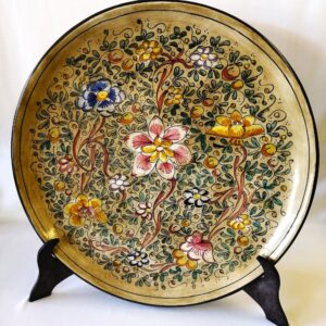 Vecchio piatto ceramica di Gubbio