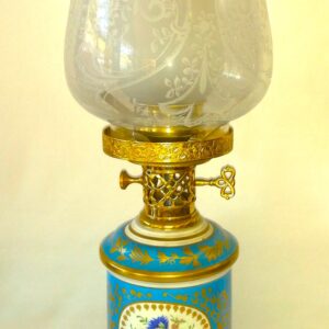 Lampada da tavolo in porcellana
